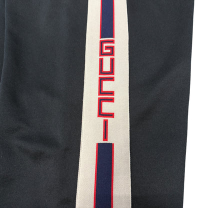 GUCCI Logo Tape Web Stripe Track Pants Sweatpants Size XS