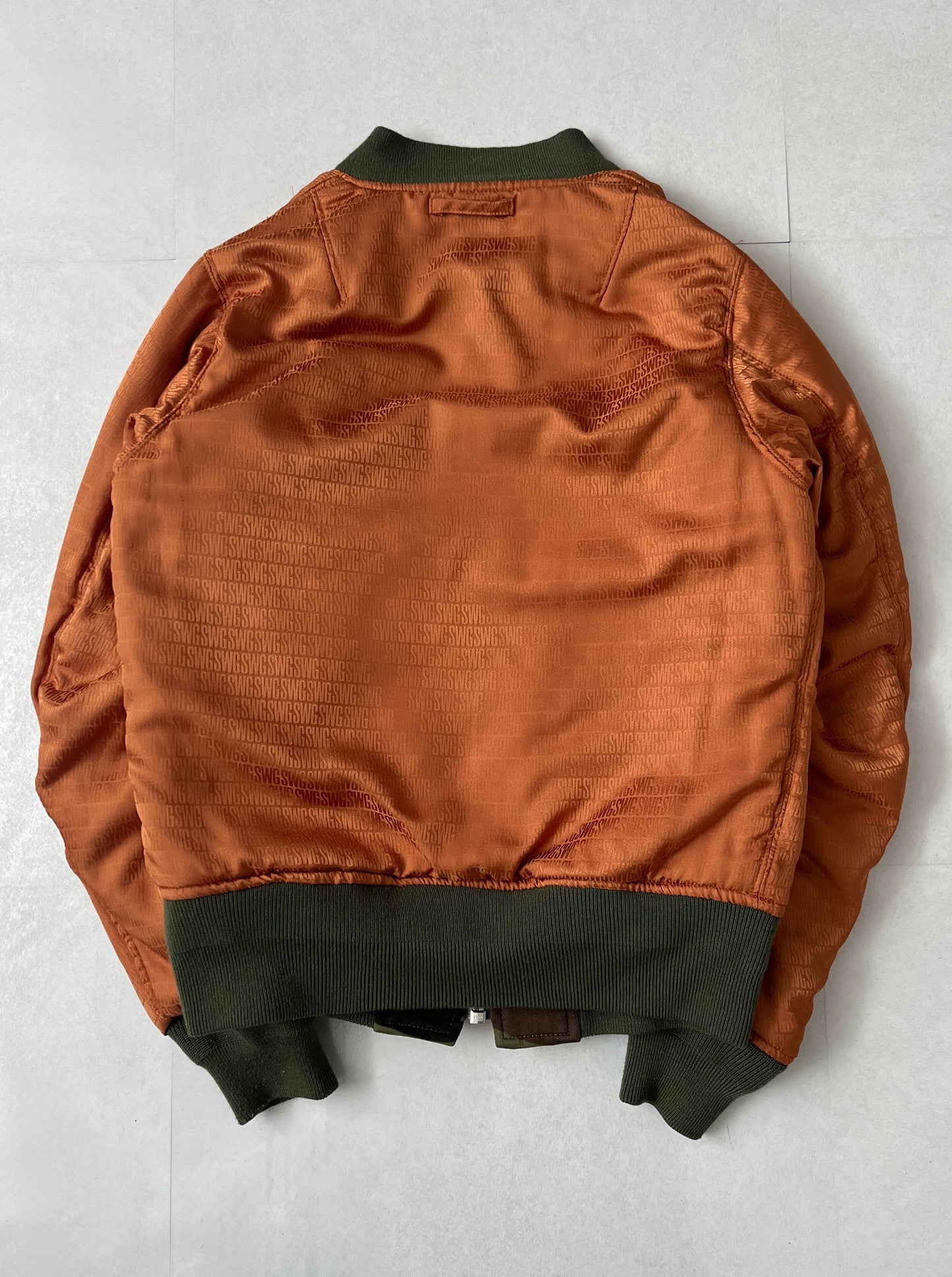 Swagger Multi Camo Nylon Jacket Size M