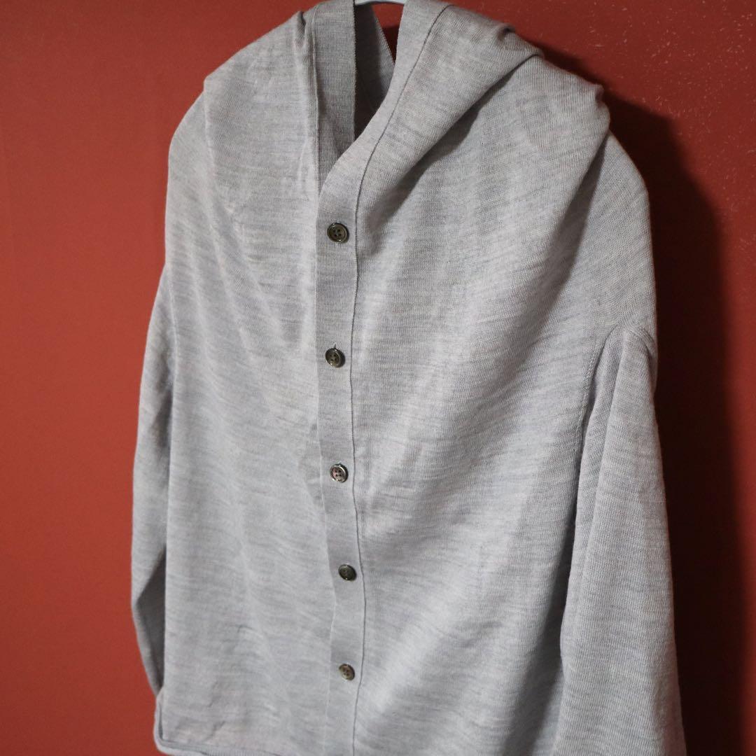 Comme des Garcons 25SS Asymmetrical Hooded Cardigan Size S