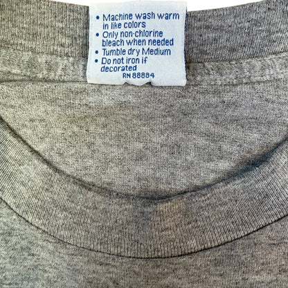 Fight Club 90s Vintage Grey Soap Movie Promo T-Shirt Size XL