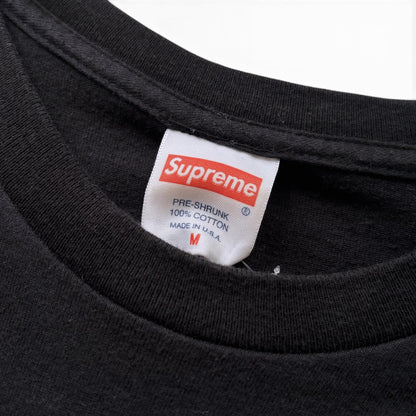 Supreme Black Basquiat Portrait Short Sleeve T-Shirt Size M