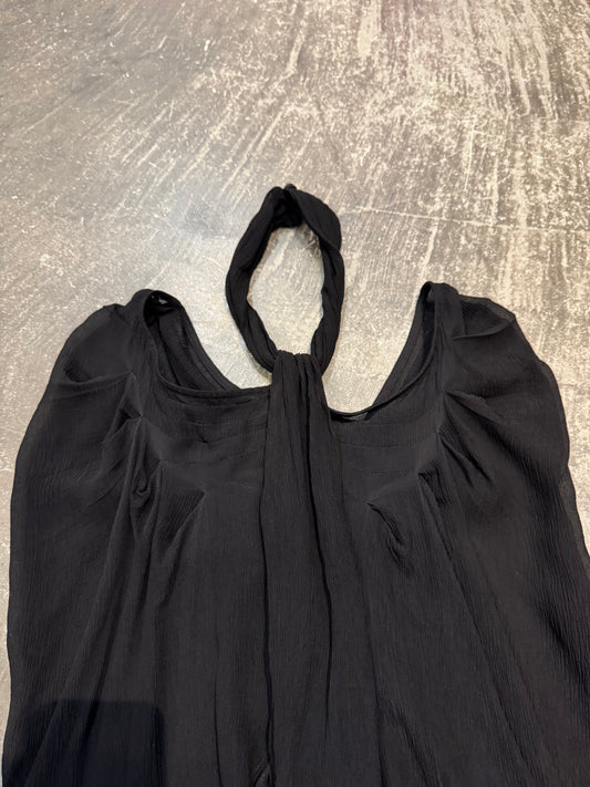 Room SERVICE Black Cupro Viscose Blend Size S