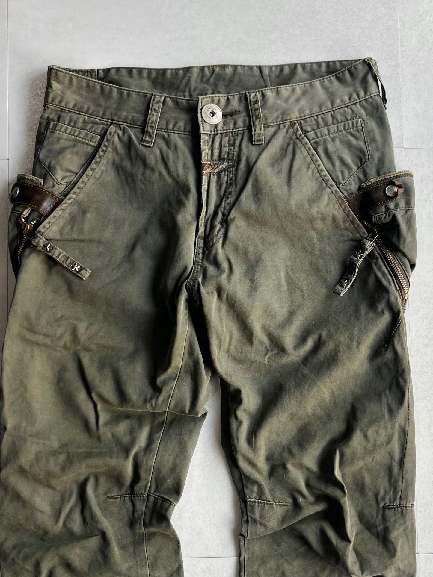Marithe + Francois Girbaud Layered Cropped Pants Size S