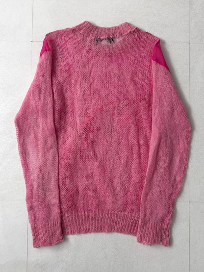 Comme des Garcons tricot Mixed Material Sleeve Shirt Size S