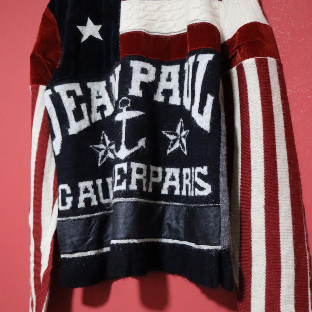 Jean Paul Gaultier HOMME Coated Paneled Knit Size 48