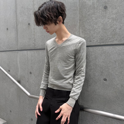 COMME des GAR AW14 V-Neck Knit 100% Wool
