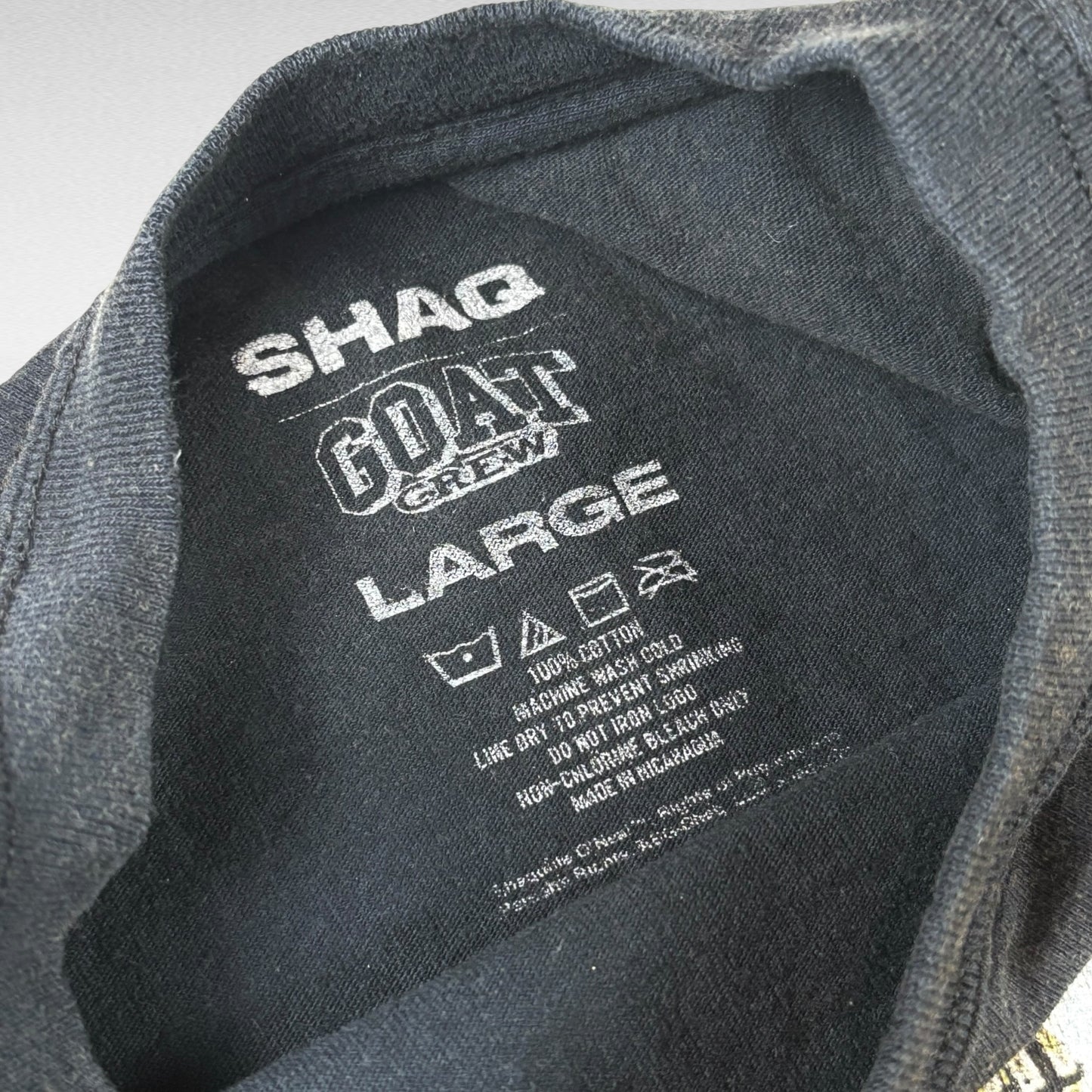 GOAT GREW Print T-Shirt Black Size L