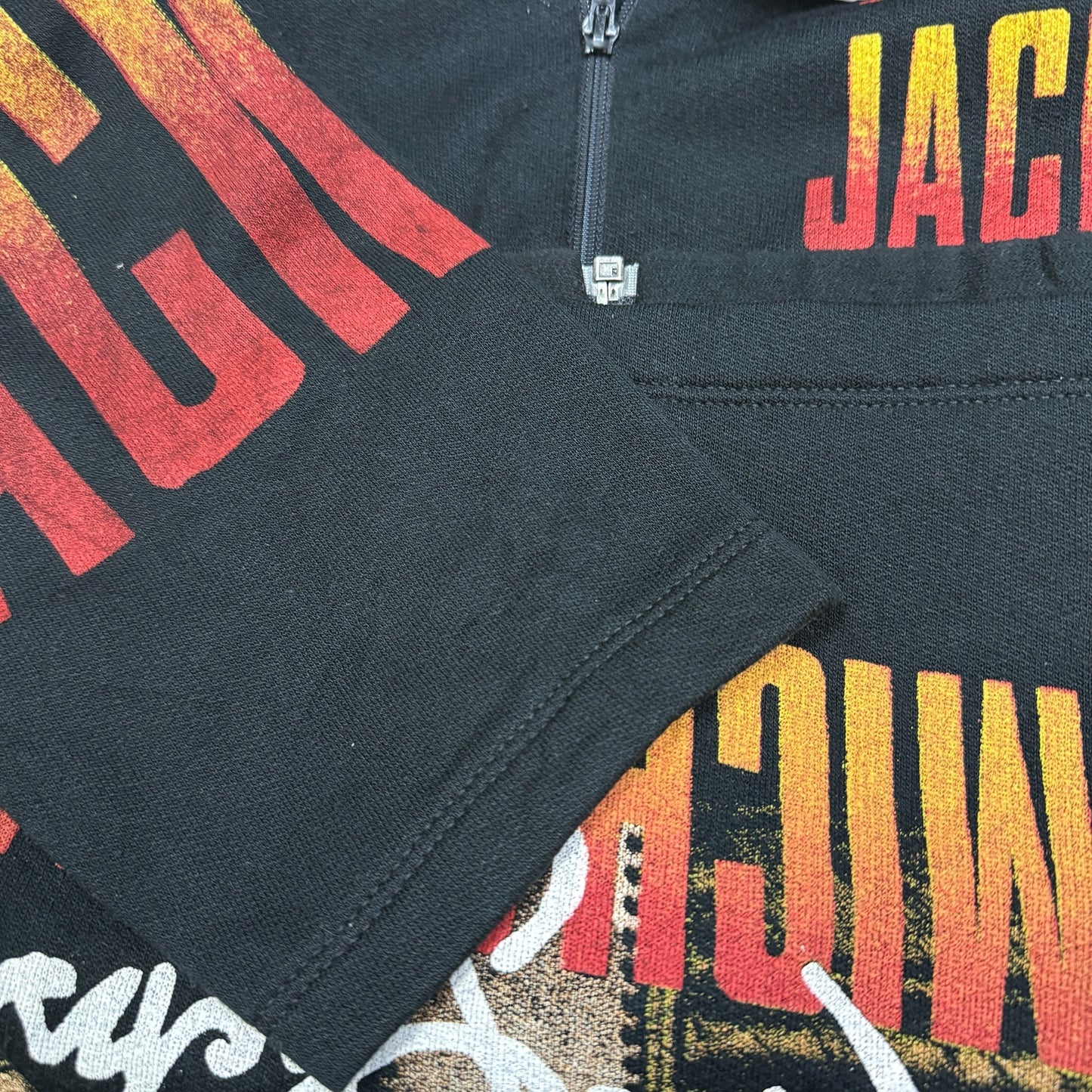 MICHAEL JACKSON 90s Dangerous Era Zip Hoodie Size L
