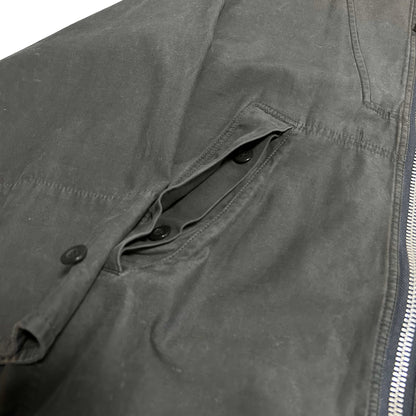 ZUCCA SS08 Garment Dye Cotton Parka Dark Gray Size M