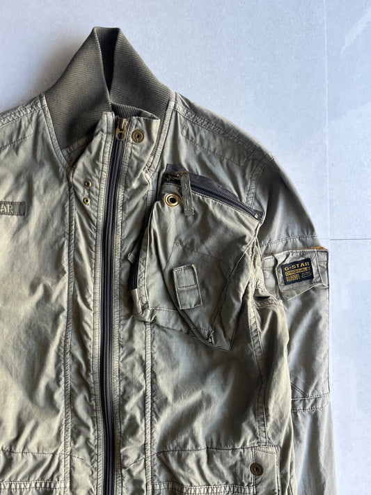 Vintage Green G-Star Raw Cotton Tech Jacket Size S