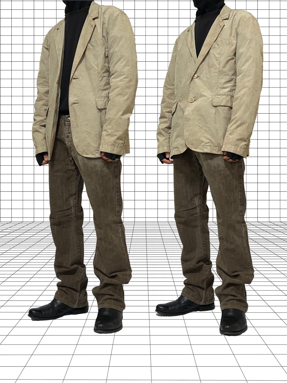 CP COMPANY SS09 "Tinto Terra" Tailored Jacket Sand Size 52
