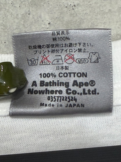 BAPE 00s BUBBLE LOGO T-Shirt White Size L