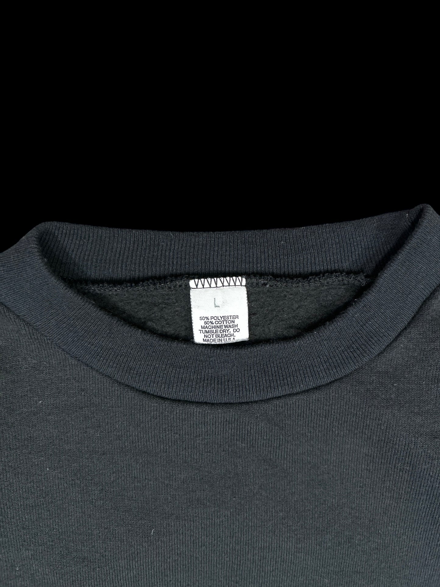 BLACK 90s solid sweat Size L