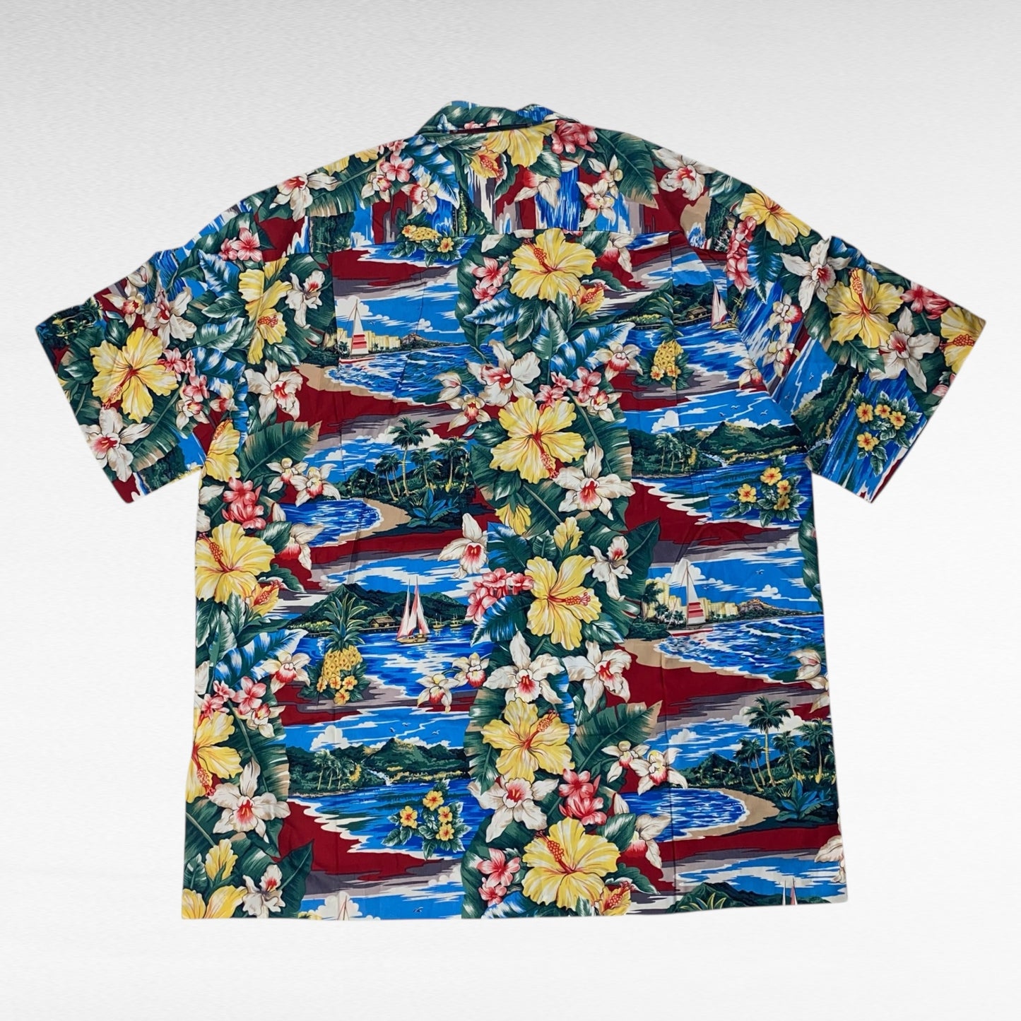 ROYAL CREATIONS Open Collar Shirt Size L