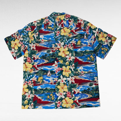 ROYAL CREATIONS Open Collar Shirt Size L