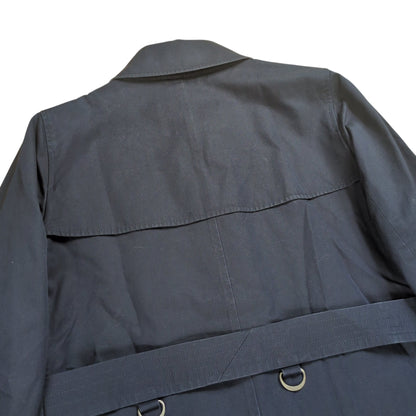 BURBERRY LONDON Dark Navy Short Trench Coat Size 44
