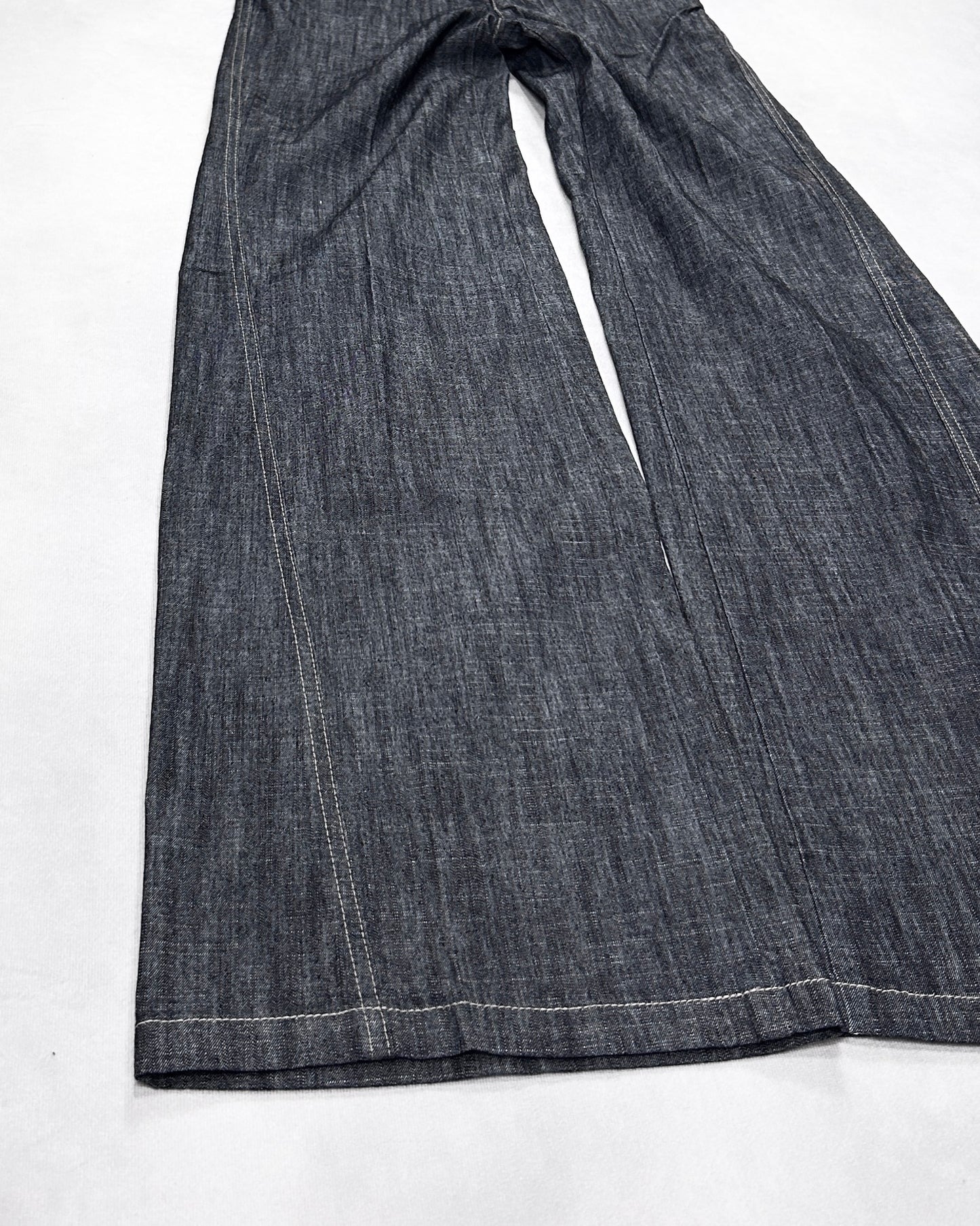 Marithe + Francois Girbaud Contrast Flare Denim Size SS