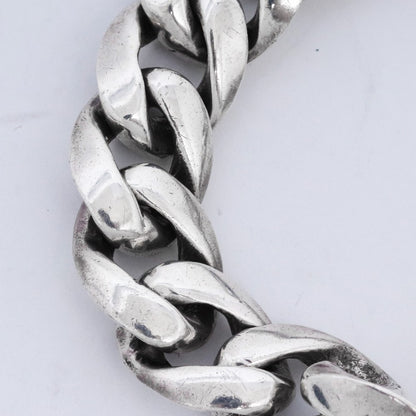 CHROME HEARTS Floral Cross ID Bracelet Silver Size ONE SIZE