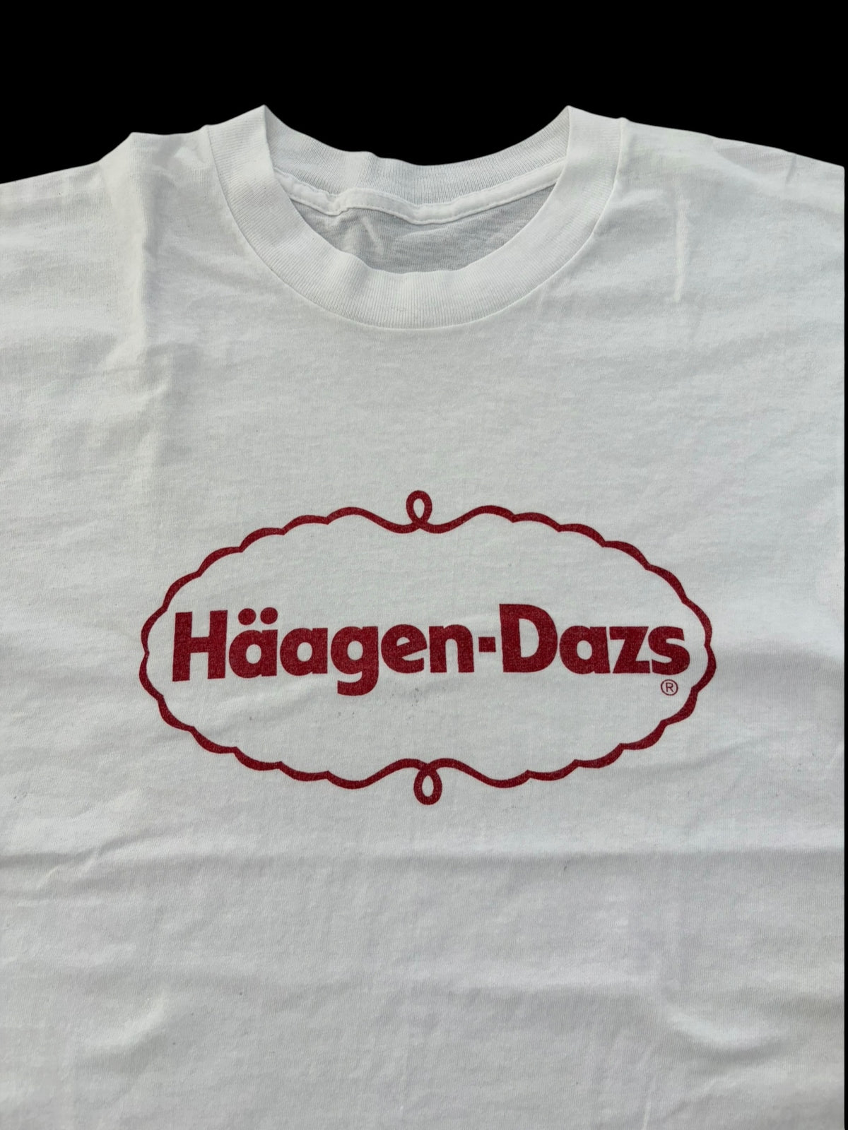 Haagen-Dazs 90s Promotion Iconic Logo White