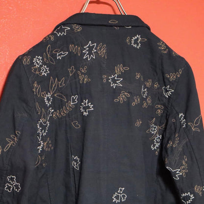 Vintage HaaT ISSEY MIYAKE Hand-Woven Embroidered Coat Size 2