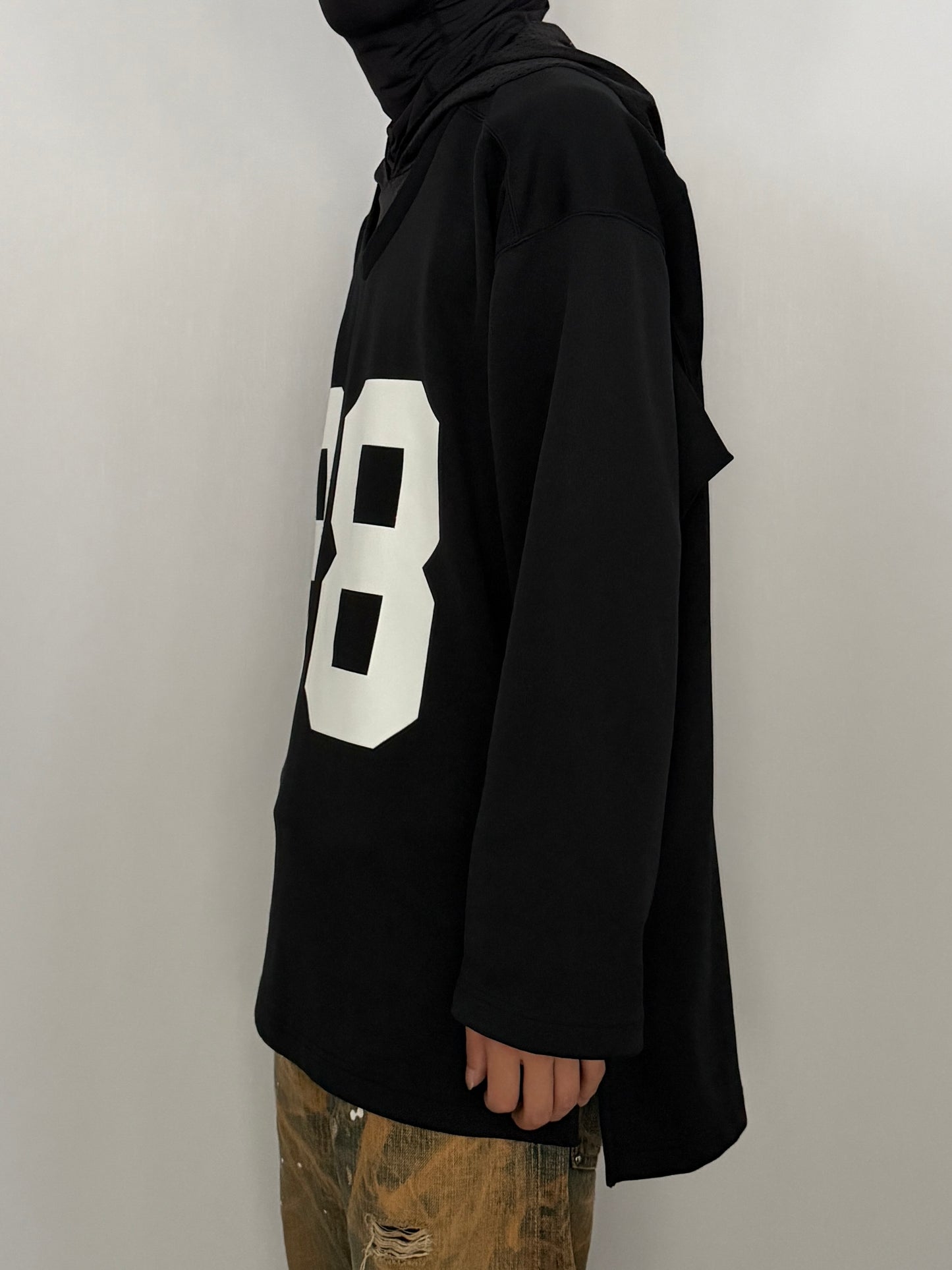 Sophnet. Black Number Long Sleeve Tee Size L