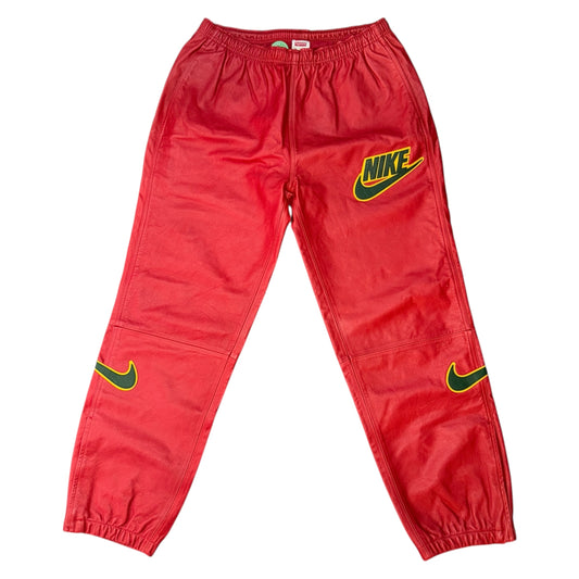 Supreme x AW LEATHER WARM UP PANT 19AW LEATHER WARM UP PANT Size M