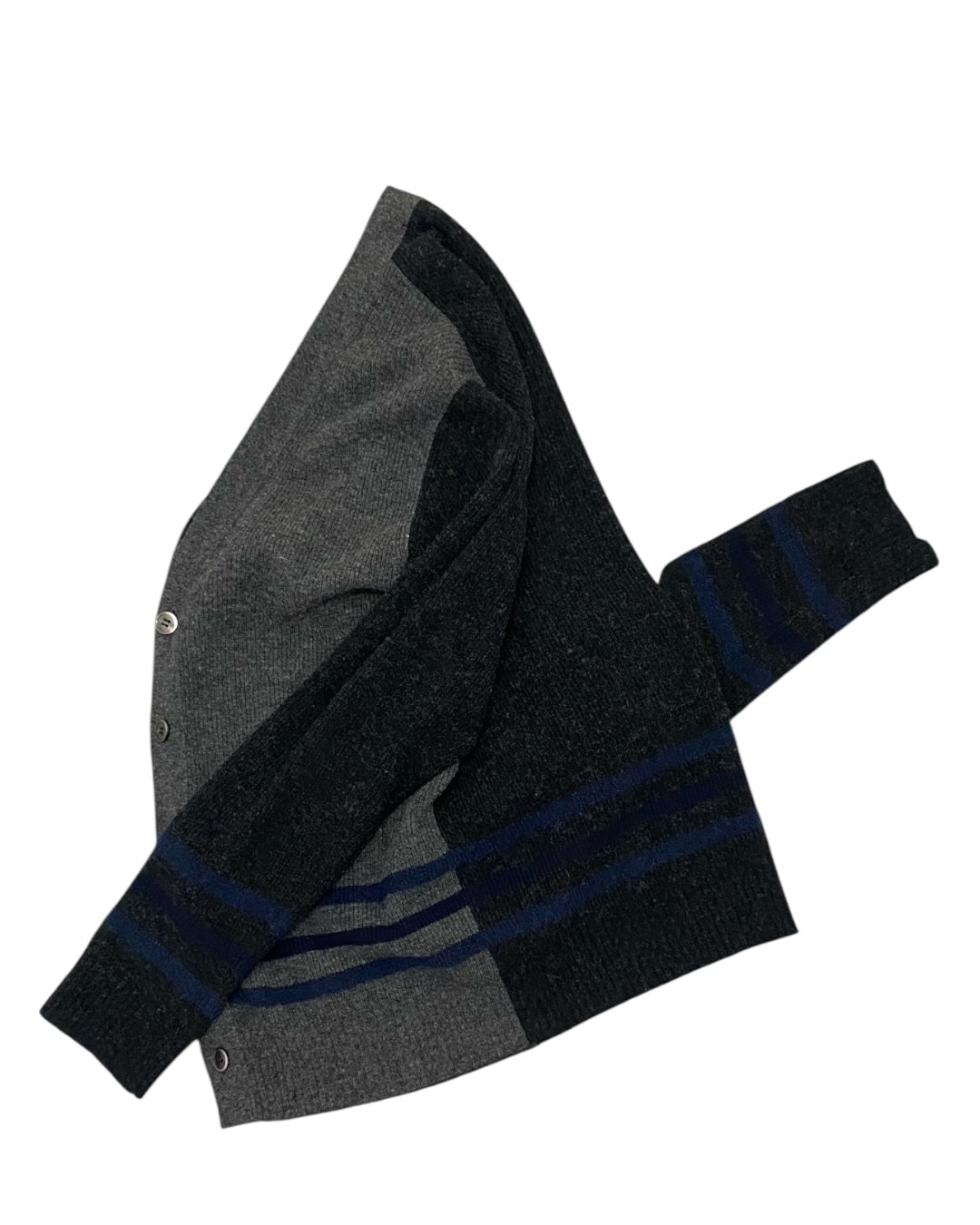 Comme des Garcons Homme Wool Cardigan Striped Detail