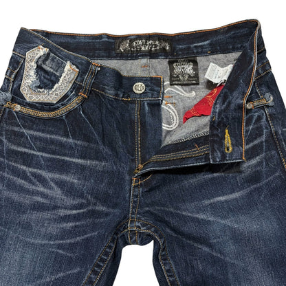 Vintage RED PEPPER Baggy Blue Jeans Size 34