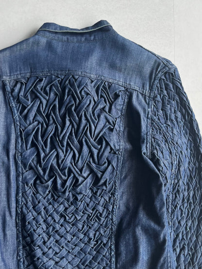 Vintage XAMPAGNE Blue Trucker Jacket Size 1