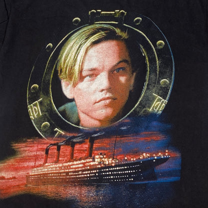 ACCADEMIA 90's Leonardo DiCaprio T-Shirt Black Size M