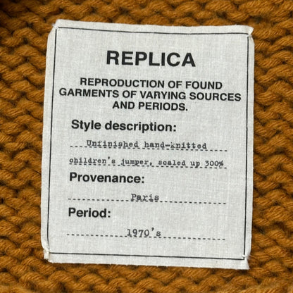 MAISON MARGIELA 17AW Replica Fringed Sweater Size S
