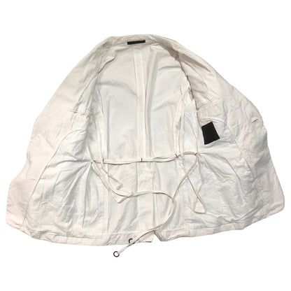 Y's for men 90s-00s Cotton Bondage Jacket Off-White
