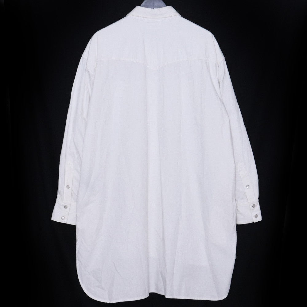 CELINE 23AW Western Painter Shirt White Size XS
