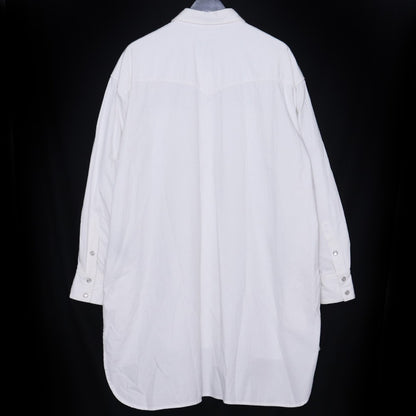 CELINE 23AW Western Painter Shirt White Size XS