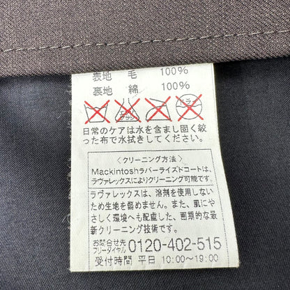 MACKINTOSH Rubberized Coat Size 34
