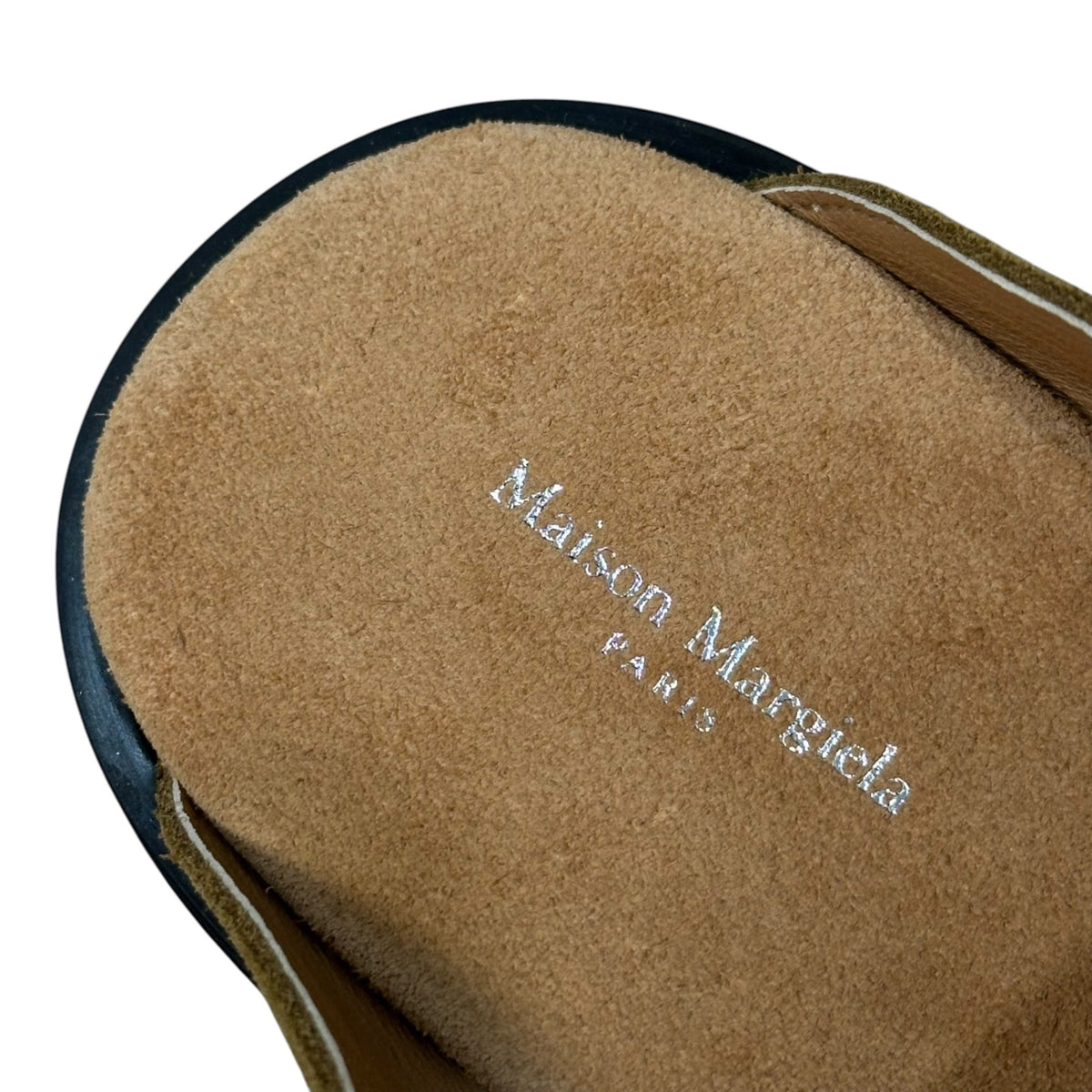 MAISON MARGIELA Tabi Anatomic Suede Sandals Cumin Size EU 40