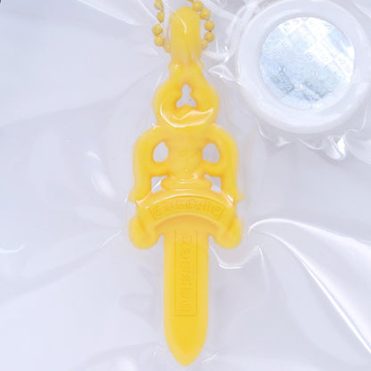 CHROME HEARTS Rubber Large Dagger Pendant Necklace Size F