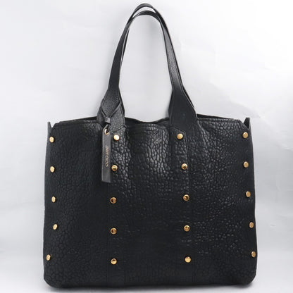 Jimmy Choo Black Rocket Shopper Studded Tote Bag Size F