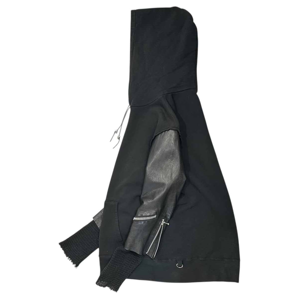 UNDERCOVERISM 03AW Paper Doll Leather Hoodie Black Size M