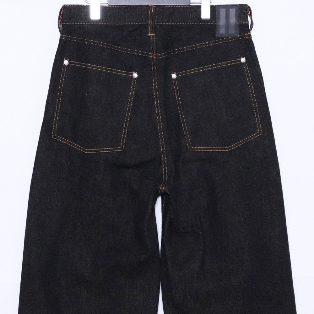 DAISUKE TANABE 26SS Coffee Black Wide Denim Size 32