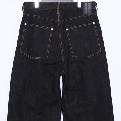 DAISUKE TANABE 26SS Coffee Black Wide Denim Size 32