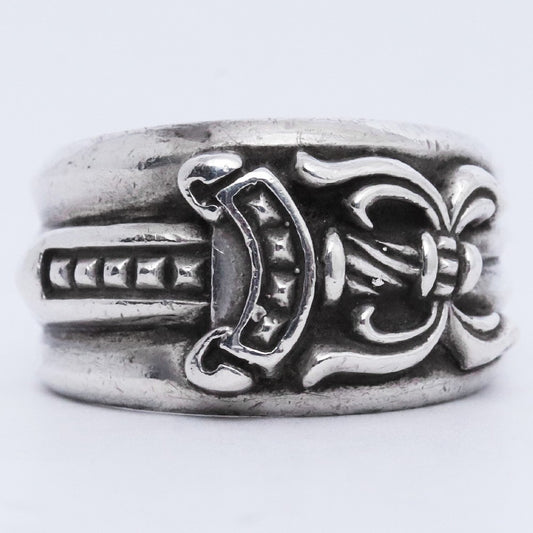 CHROME HEARTS DAGGER RING Silver Ring Size ONE SIZE