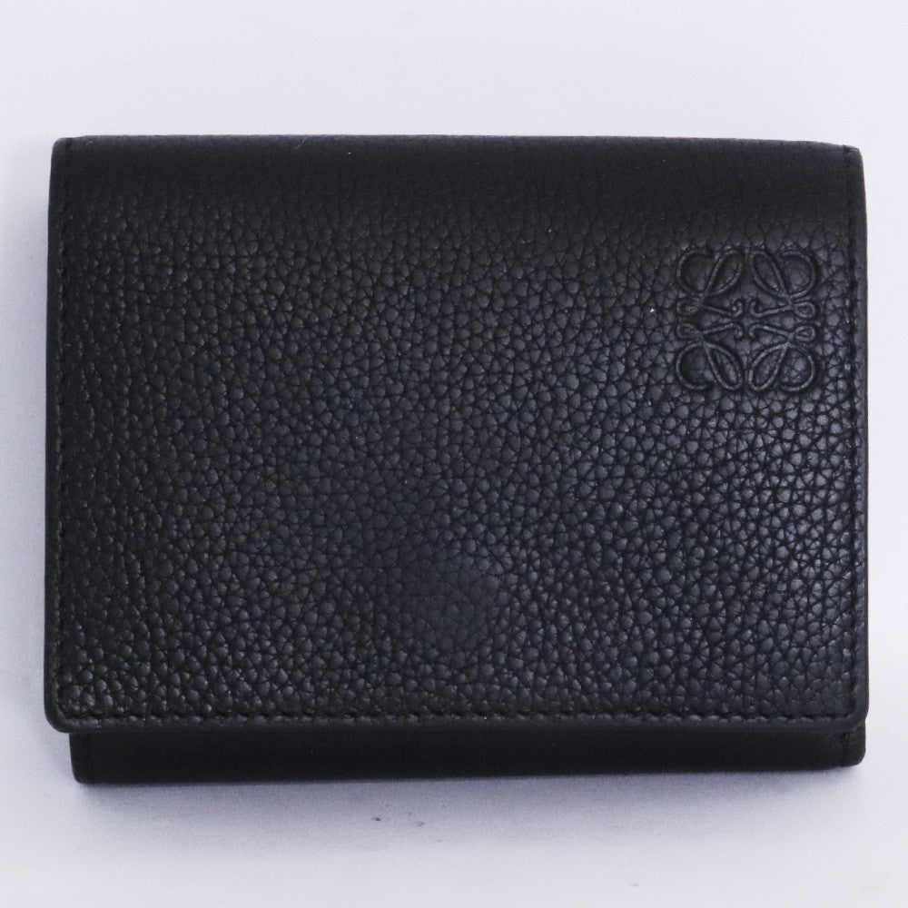 LOEWE Tri-Fold Wallet Black Size F