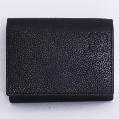 LOEWE Tri-Fold Wallet Black Size F