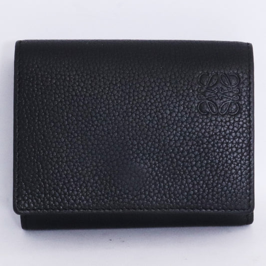 LOEWE Tri-Fold Wallet Black Size F