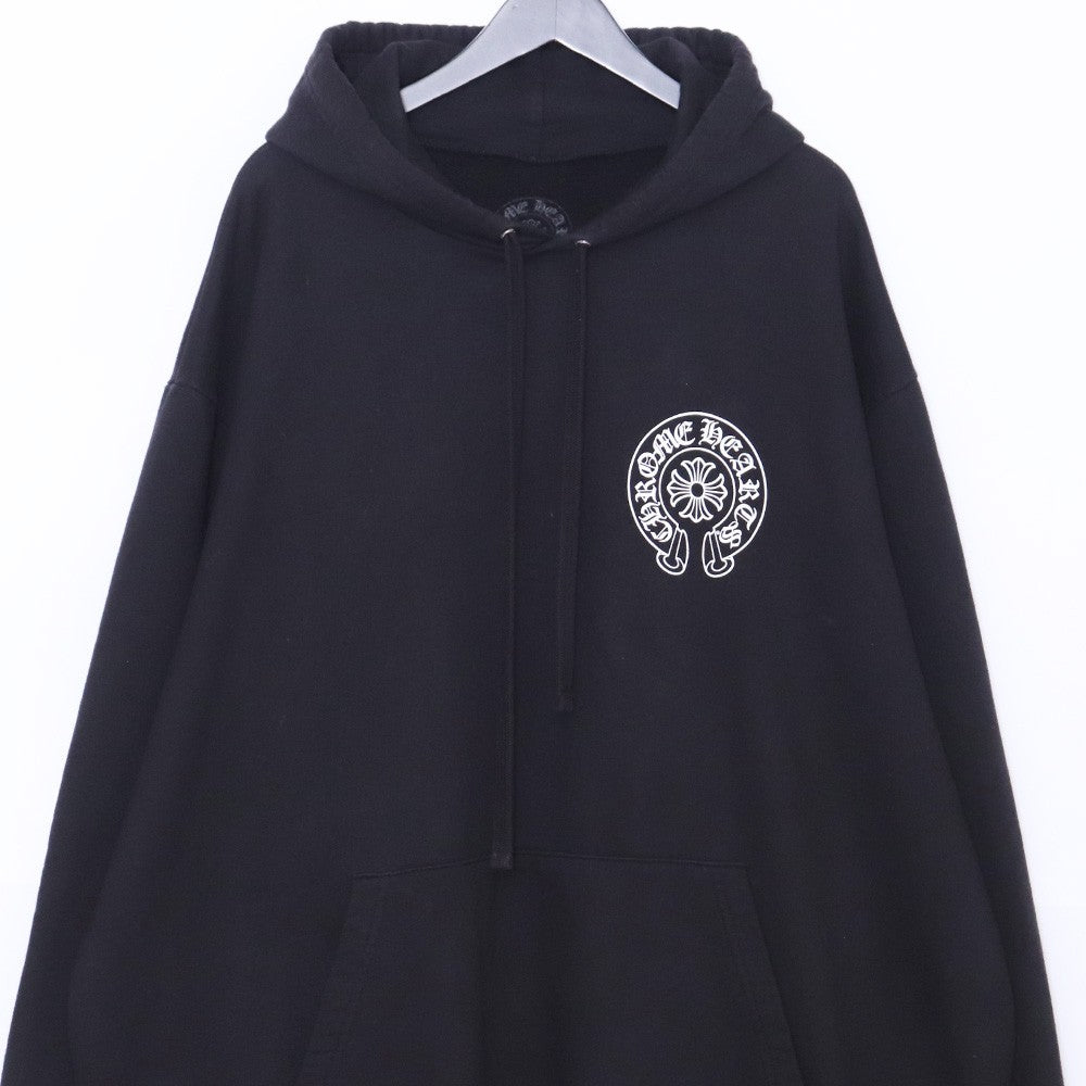 CHROME HEARTS Osaka Horseshoe Hoodie Black Size XXL