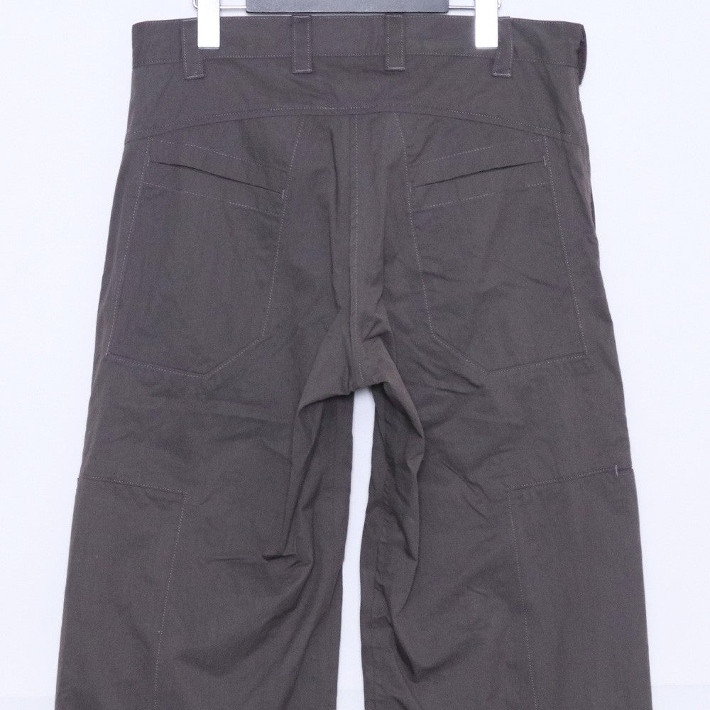 GRAY 25SS 12-Pocket Panel Pants Black Size 46