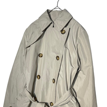 MONCLER Nylon Trench Coat Ivory Size 0