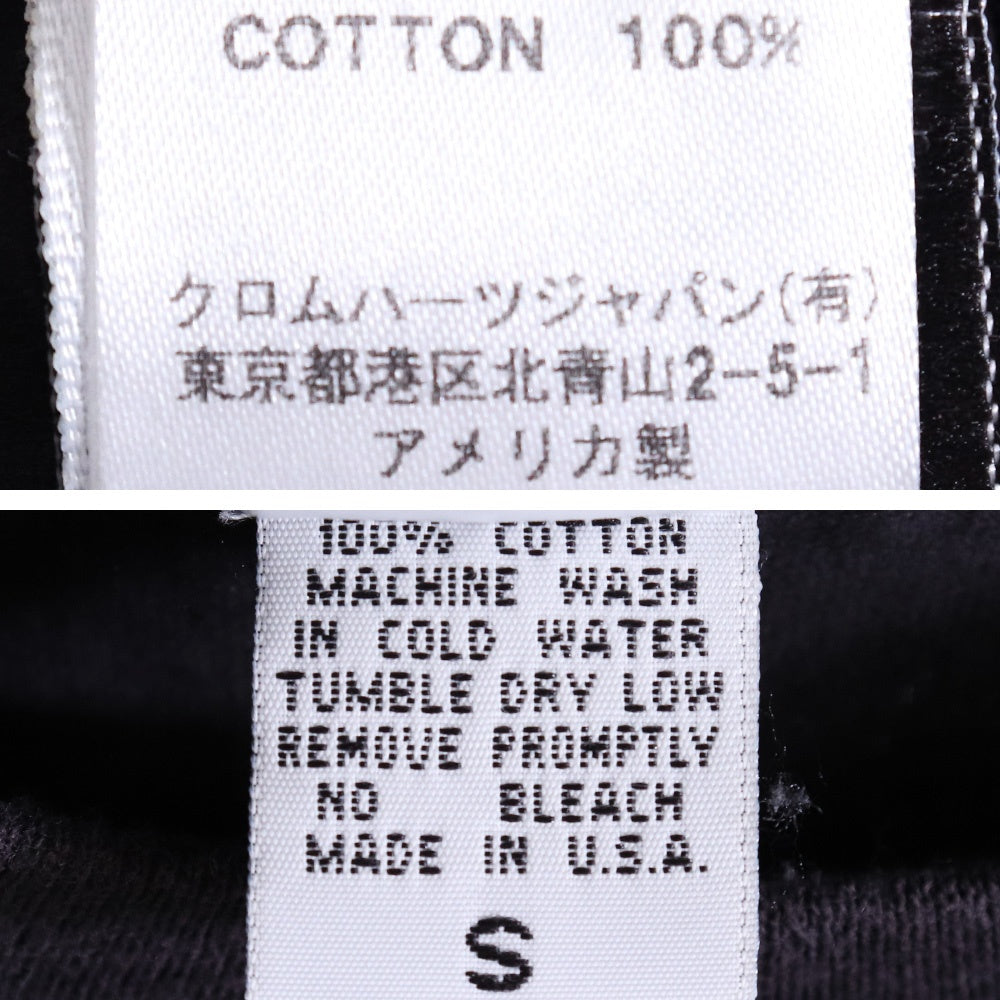 Chrome Hearts Old Back Scroll Label Print T-Shirt Size S