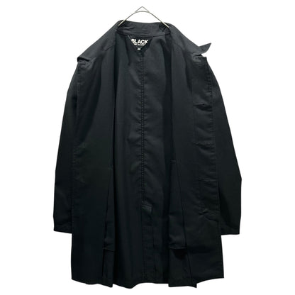 BLACK COMME des GARCONS 11AW Polyester Coat Black Size M